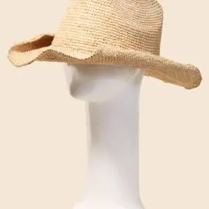 Raffia Straw Braided Hat: IV