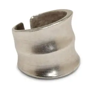Handmade Silver Plated Brass Ring