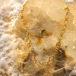 18K Gold Plated Waterproof Stainless Steel Chain Necklace