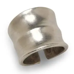 Handmade Silver Plated Brass Ring
